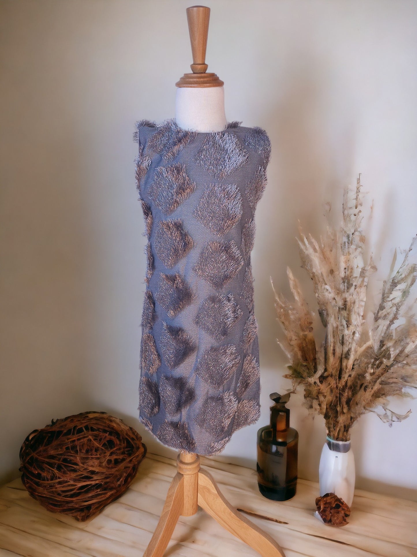 Black Sheer Jacket Dress