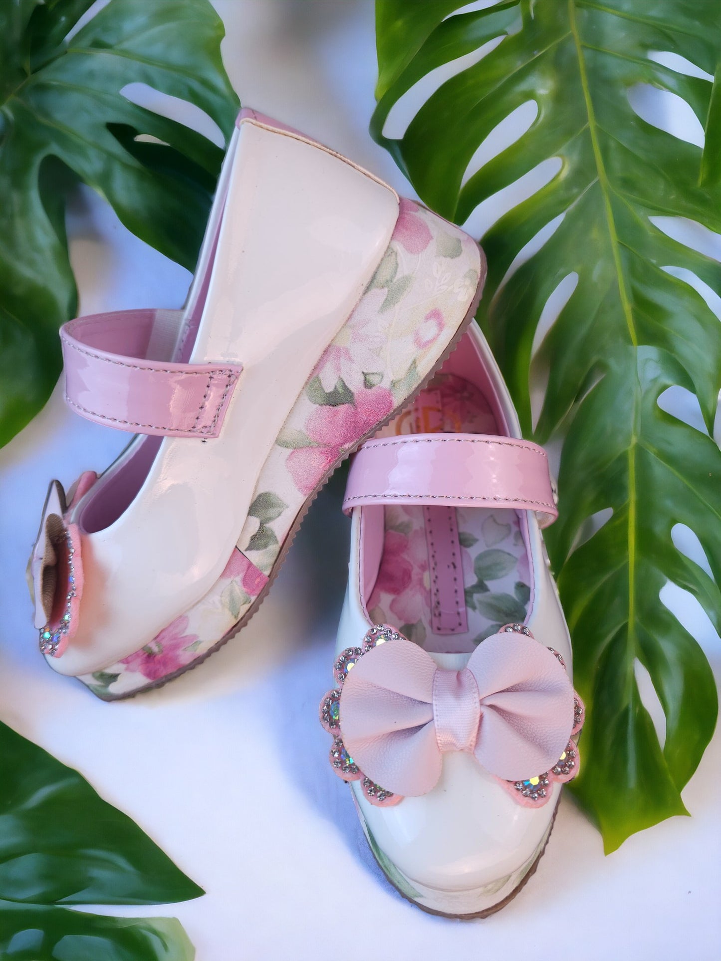 Pink Bow Platform Shoe