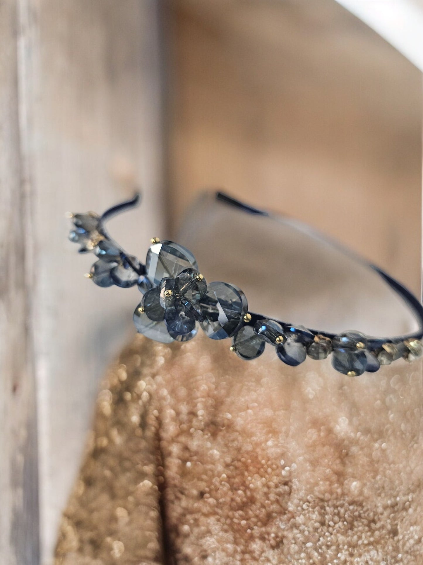 Blue crystal Head Band