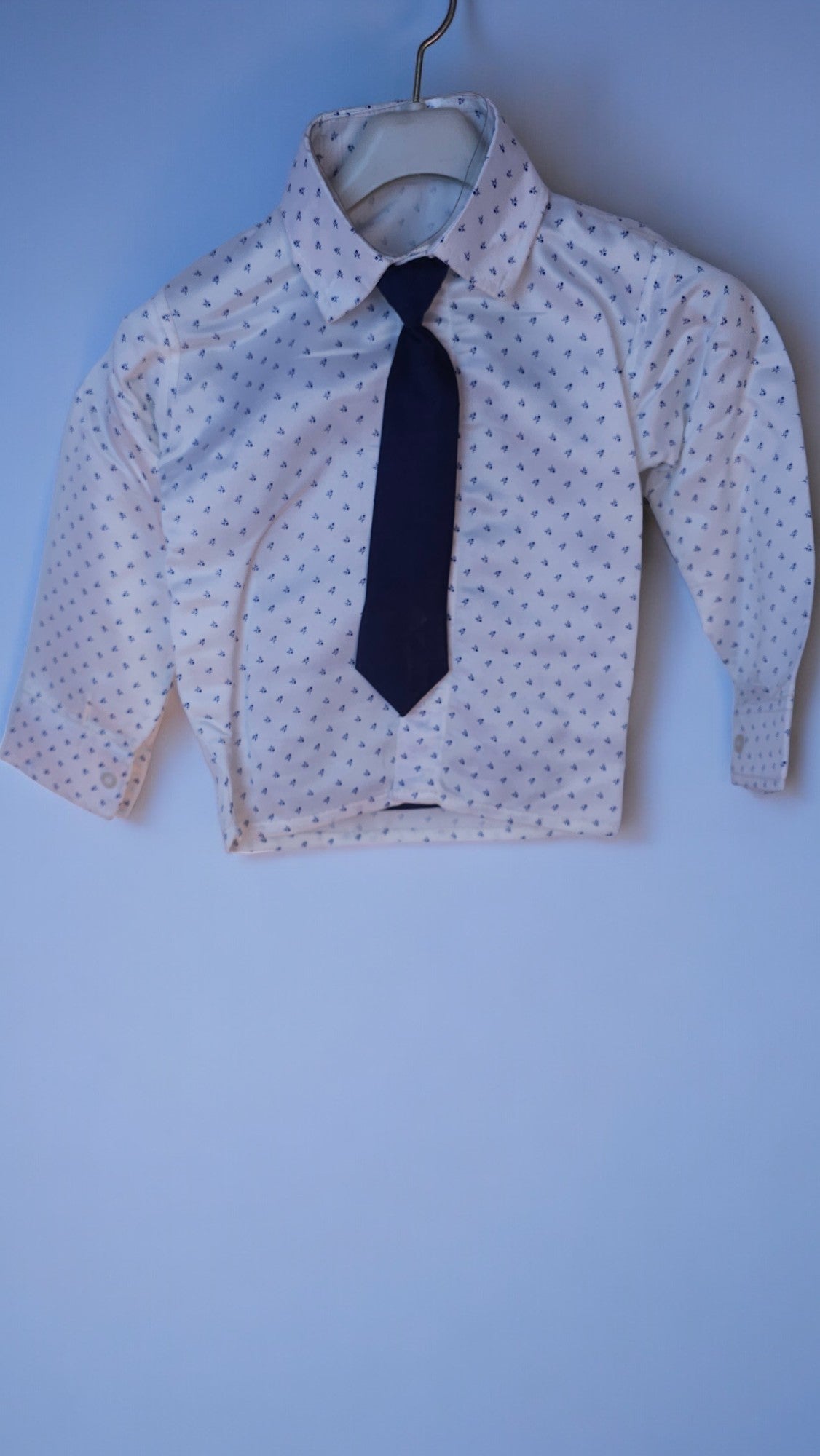 4 pcs Boys Formal Gentleman Outfits Blue