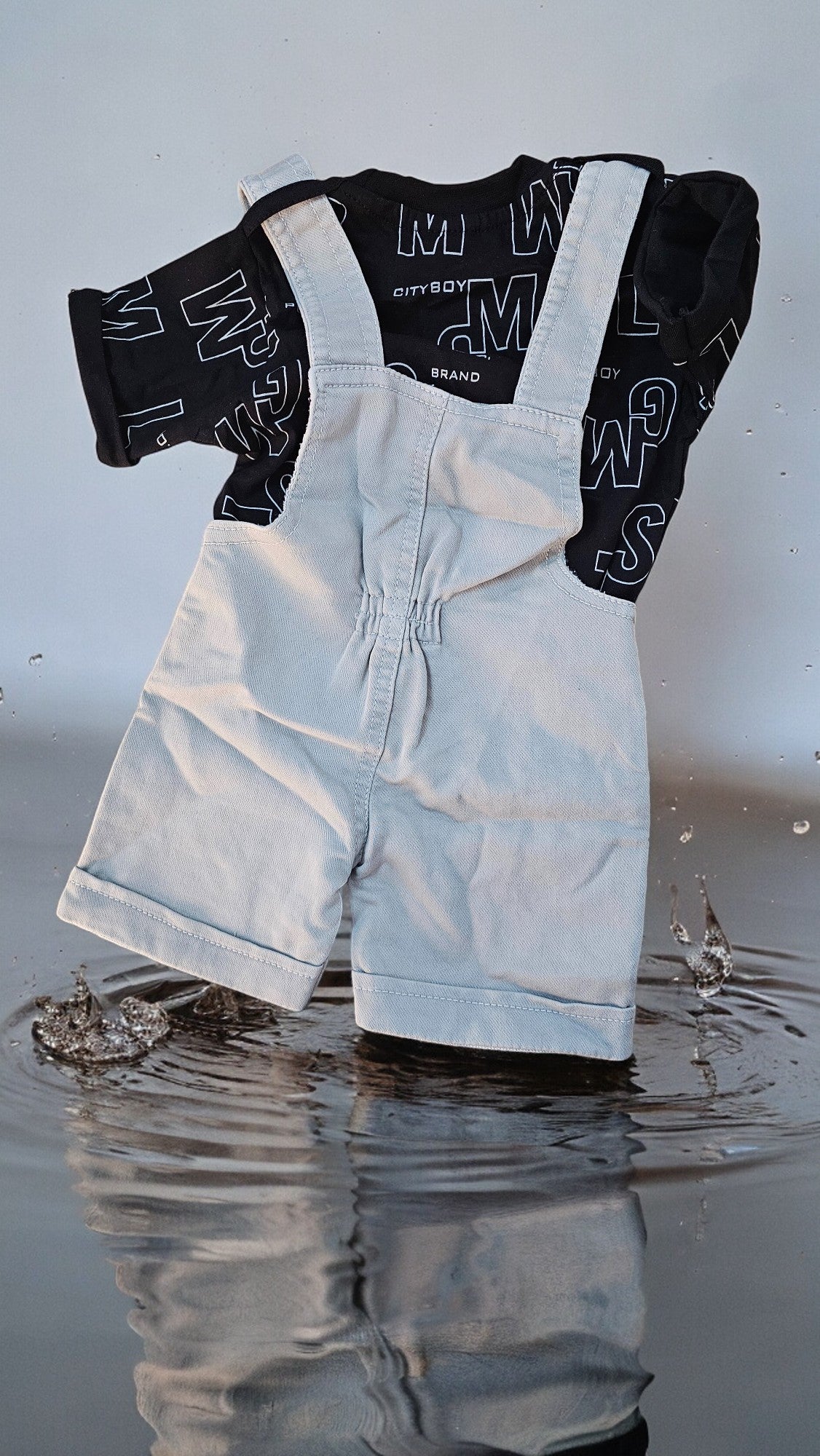 Cute Boys Black and Cream