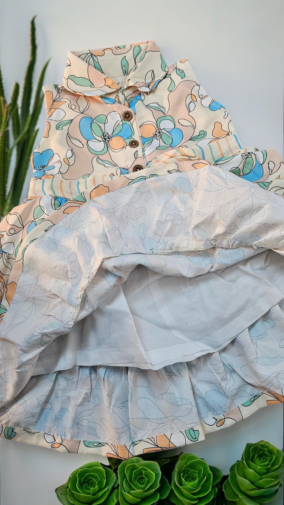 Cotton Front open style