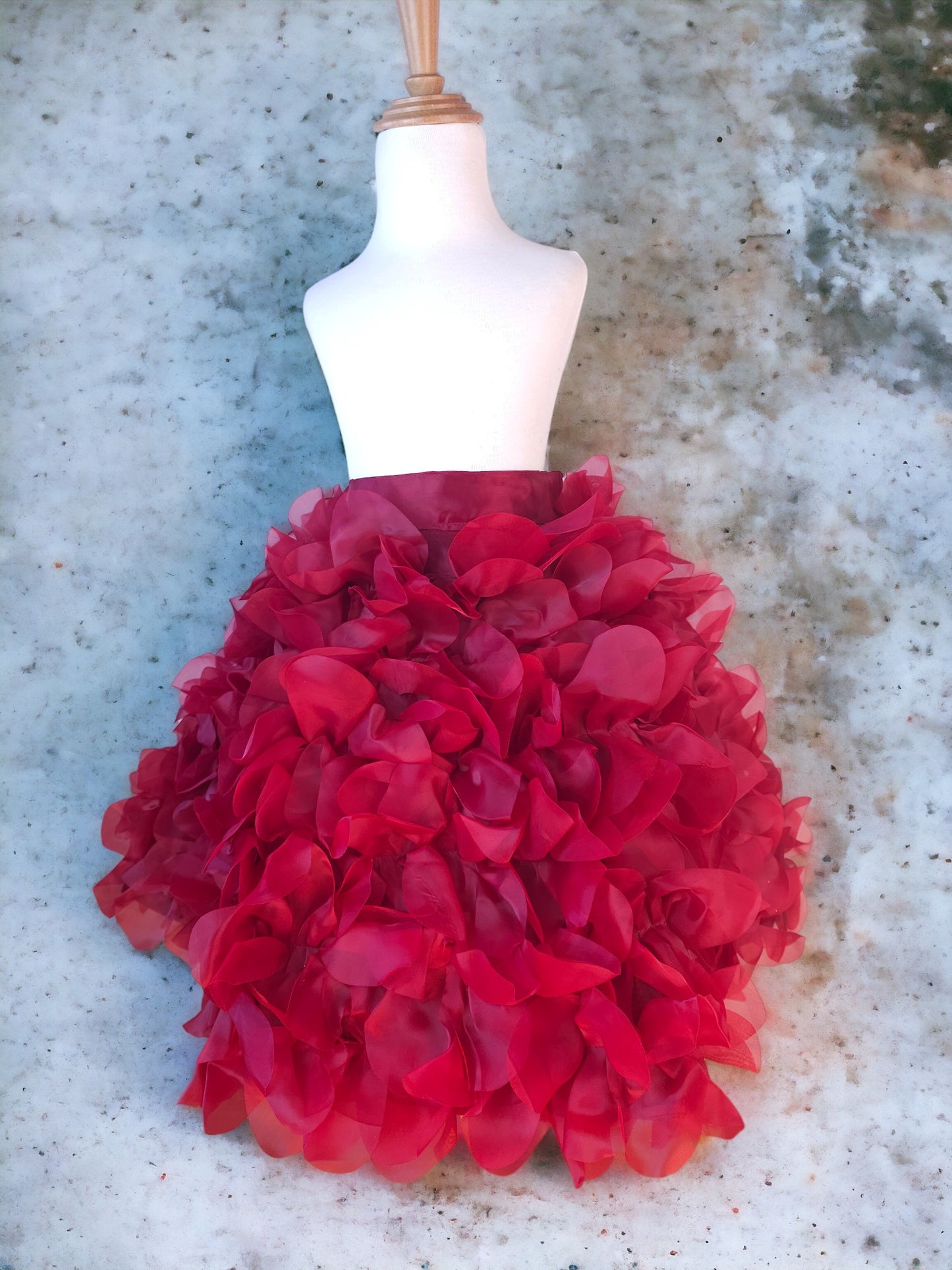 Two Piece Maroon Dress