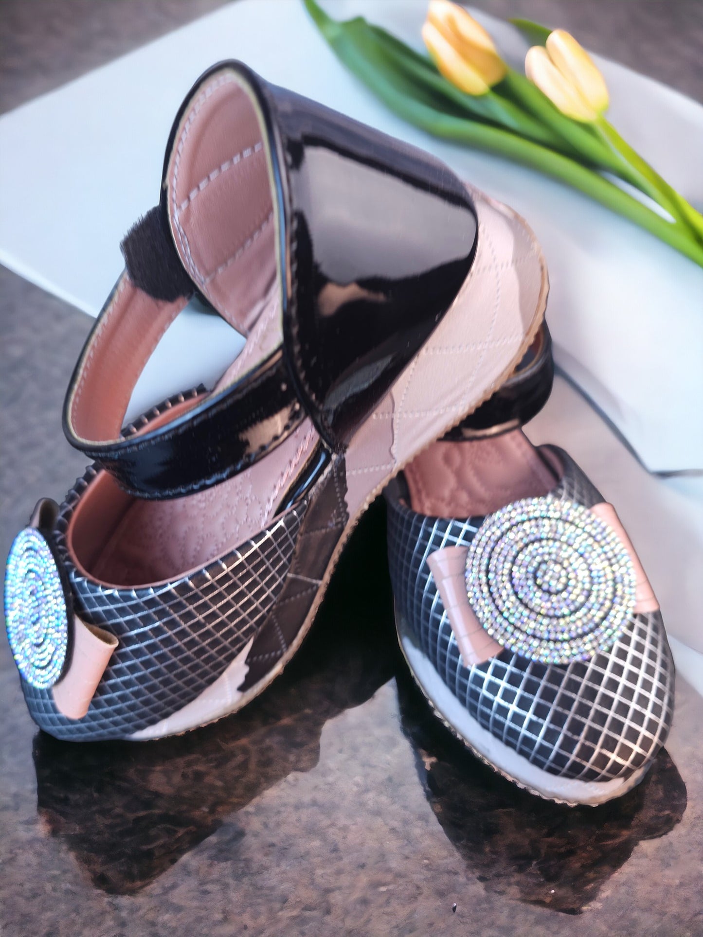 Black Platform Shoe