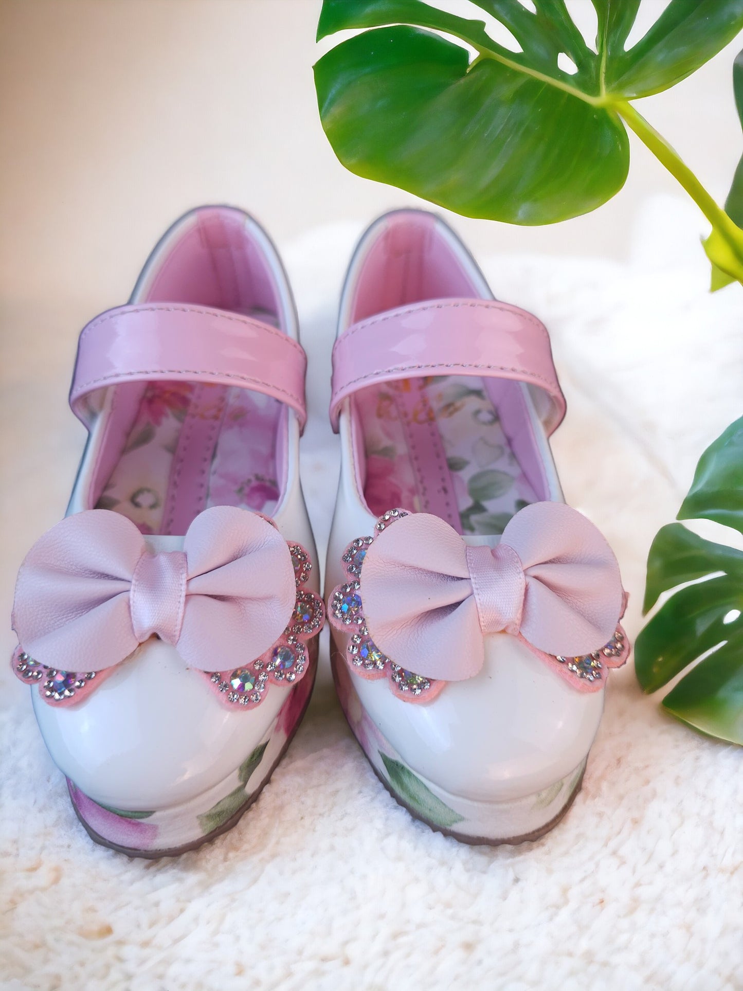 Pink Bow Platform Shoe