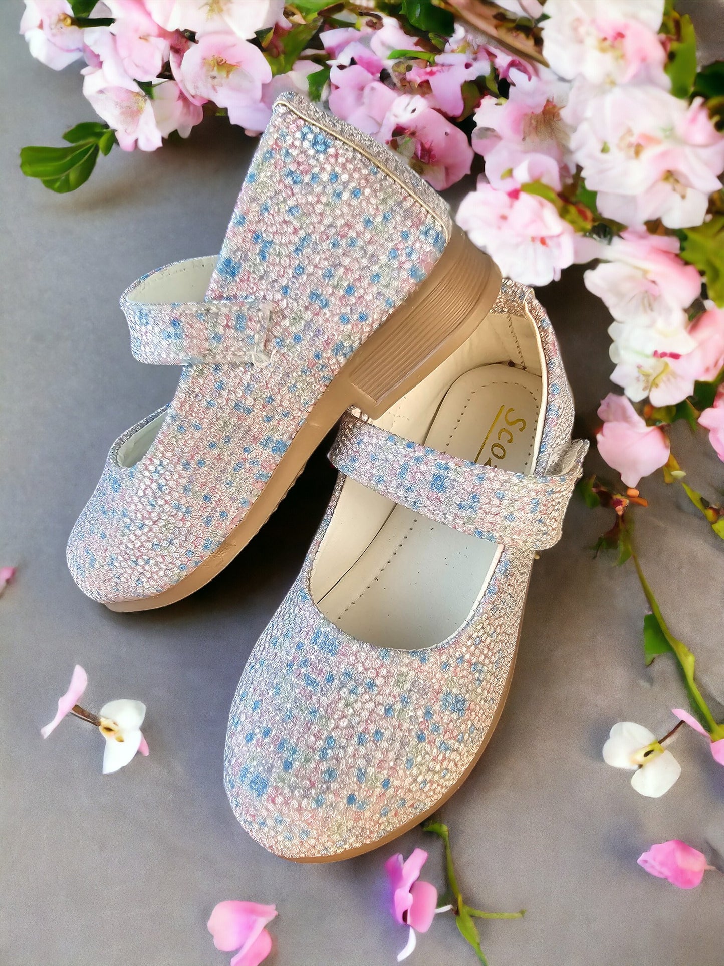 Rainbow Stone effect shoe