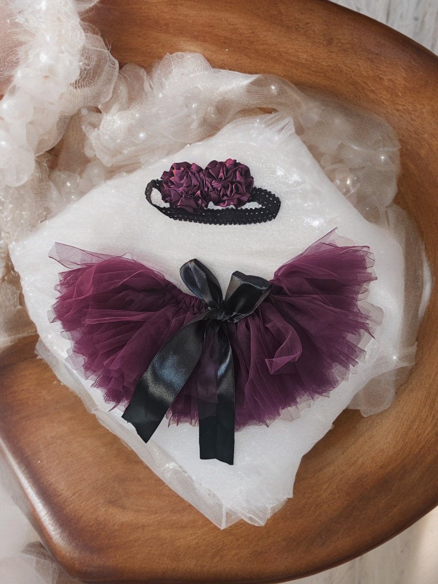 Tutu Skirt  Wine Purple