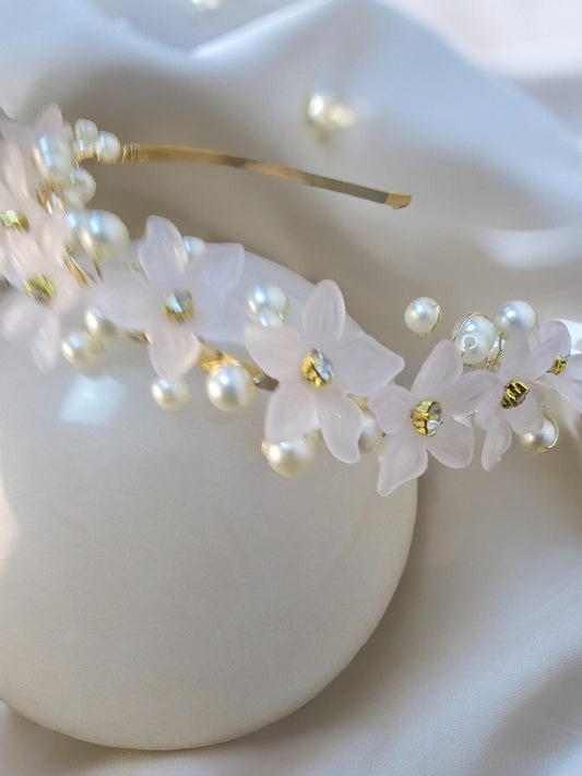 Head Band Pink Blossom