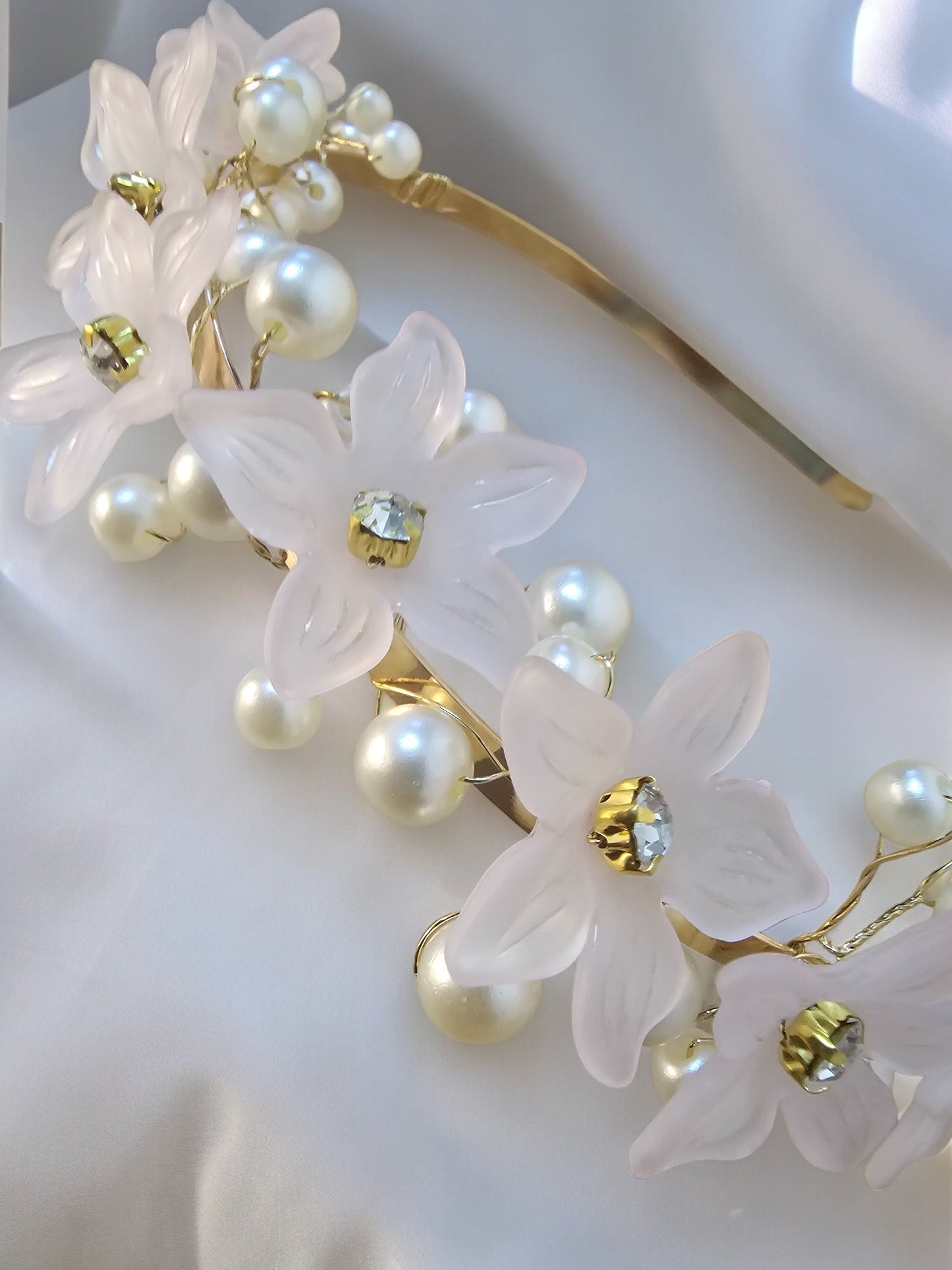 Head Band Pink Blossom