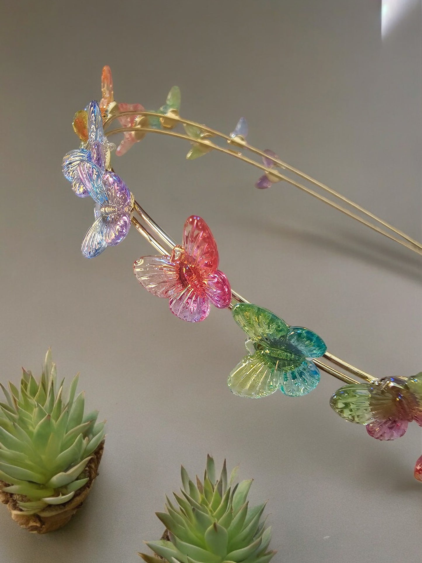 Head bank Rainbow Butterfly
