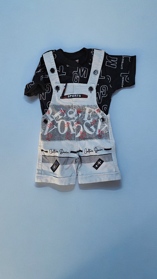 Cute Boys Black and Cream