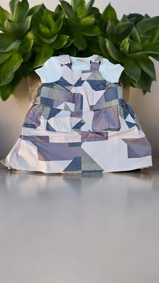 Girls Unique overall Dress